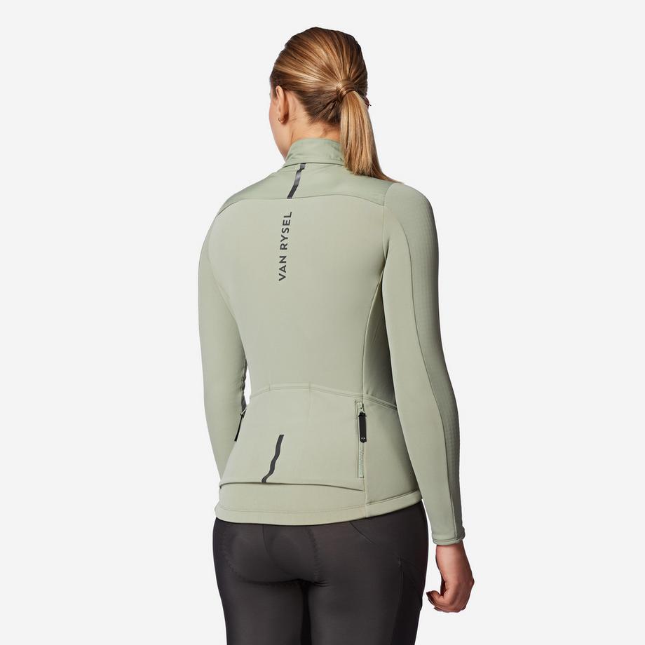 VAN RYSEL  Maillot vélo route manches longues mi-saison femme - EDR 