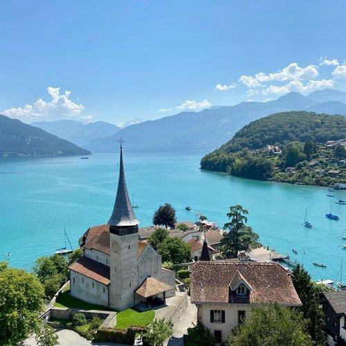 Image of Schifffahrt Auf Dem Thunersee Mit Schlossbesichtigung & Wein (1. Klasse Für 1 Person) Unisex
