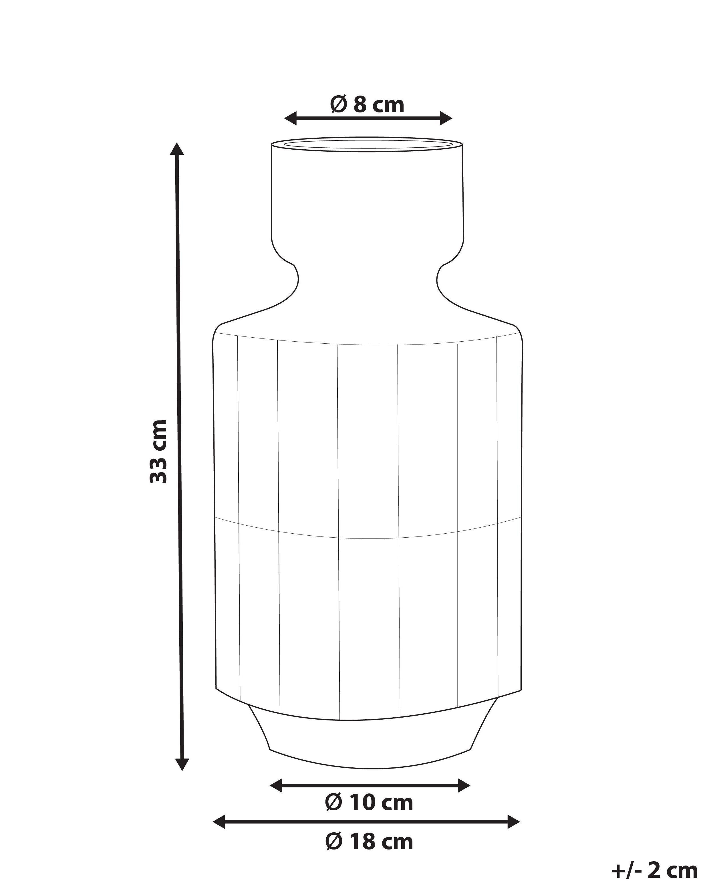 Beliani Dekoration aus Glas Modern DIKELLA  