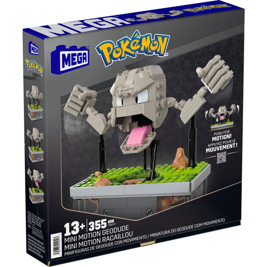 Mega Construx  Pokémon Mini Motion Kleinstein (343Teile) 