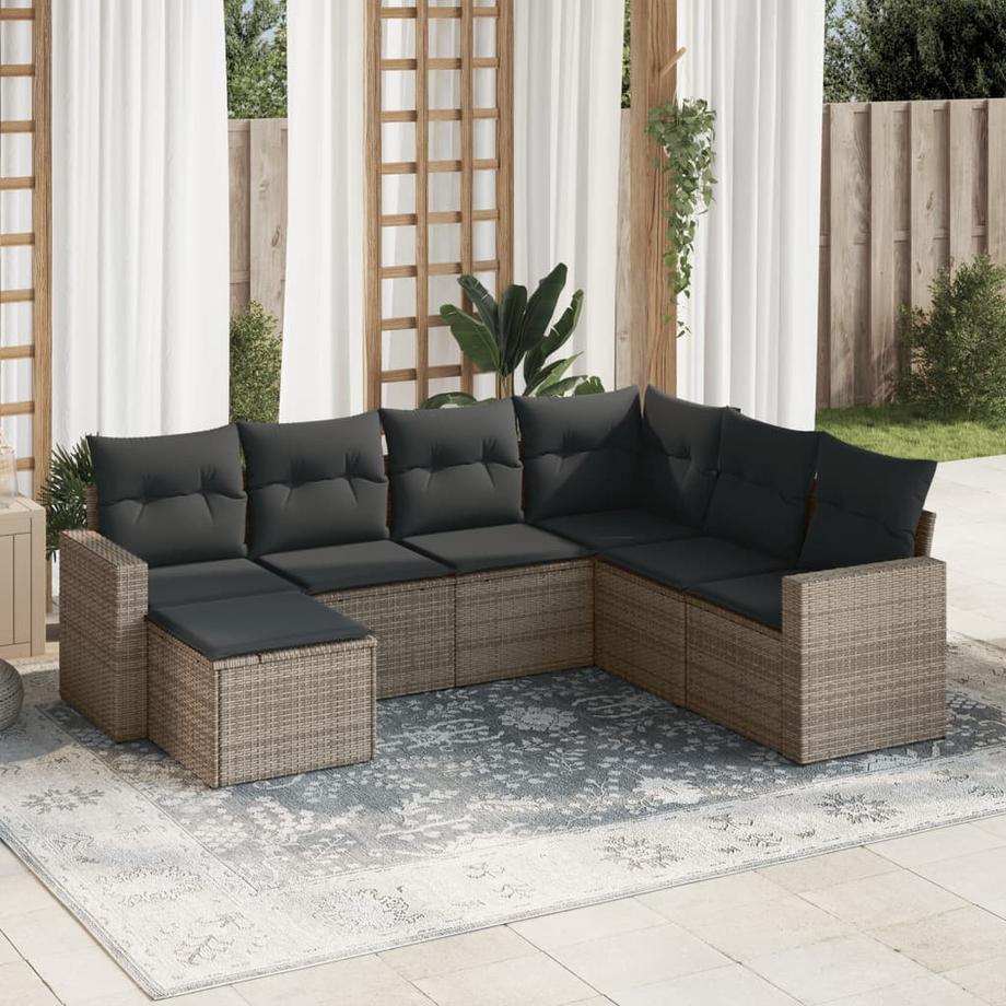 VidaXL Garten sofagarnitur poly-rattan  