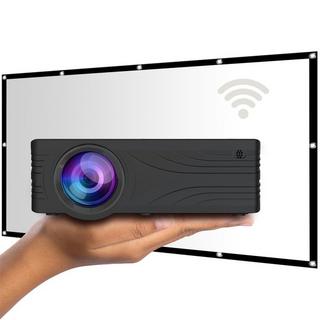 LA VAGUE  LV-HD240 Wi-Fi BUNDLE Vidéoprojecteur LED avec écran LV-STA100FP 