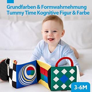 Activity-board  Stoff Buch Baby Spielzeug Schwarz Weiß Buch Kontrast Stoff Bücher 0 Monate Baby Bücher 