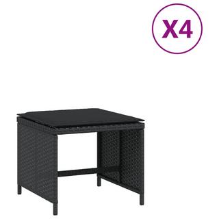 VidaXL  Gartenhocker poly-rattan 