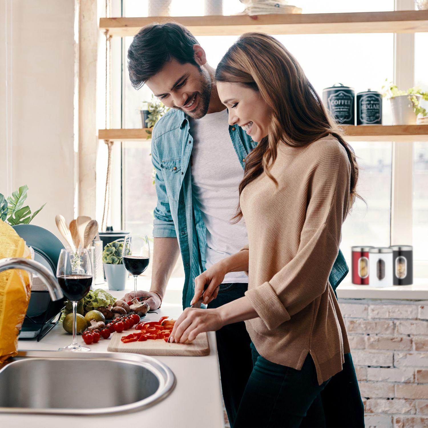 B2X Barattolo portaoggetti con finestra di visualizzazione  