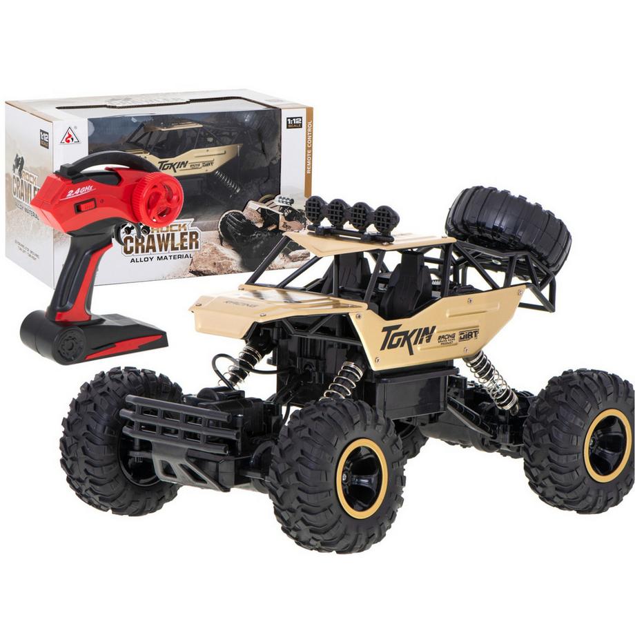 Pricenet  Voiture RC Rock Crawler 1:12 4WD MÉTAL or 