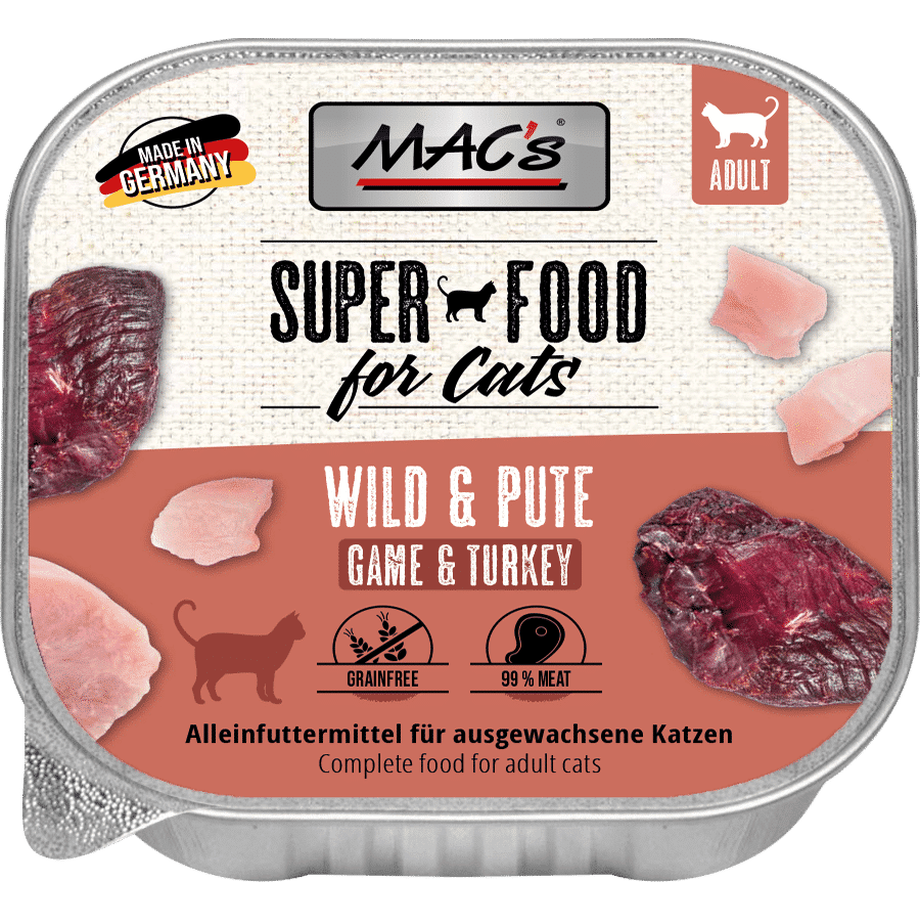 Gatto MAC Selvaggina & Tacchino (Vasetto)