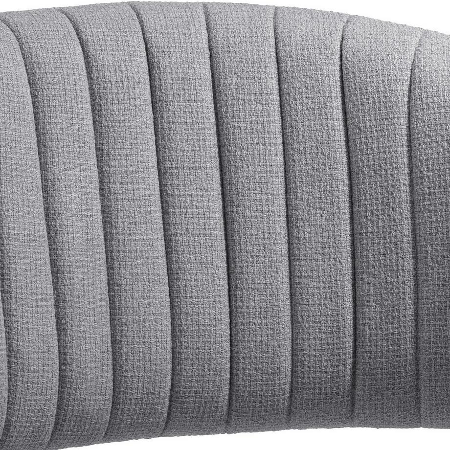 Tectake Fauteuil Bedano en tissu rembourré  