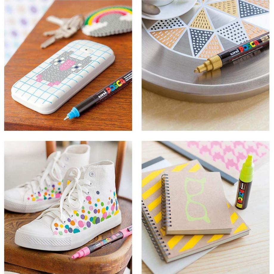 uni-ball UNI-BALL Posca Marker 0,9-1,3mm PC3M SKY BLU himmelblau, Rundspitze  