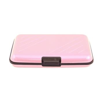 Orange Donkey – Kartenhalter aus Aluminium – Rosa