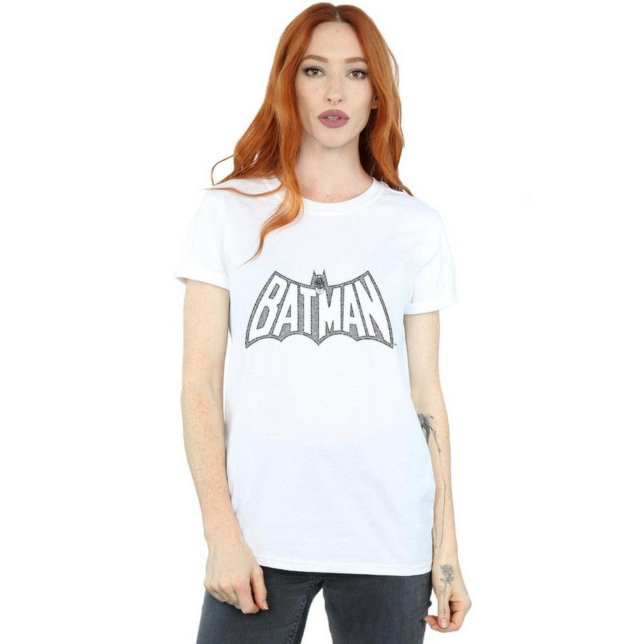 DC COMICS Batman Logo Boyfriend Fit T-Shirt  