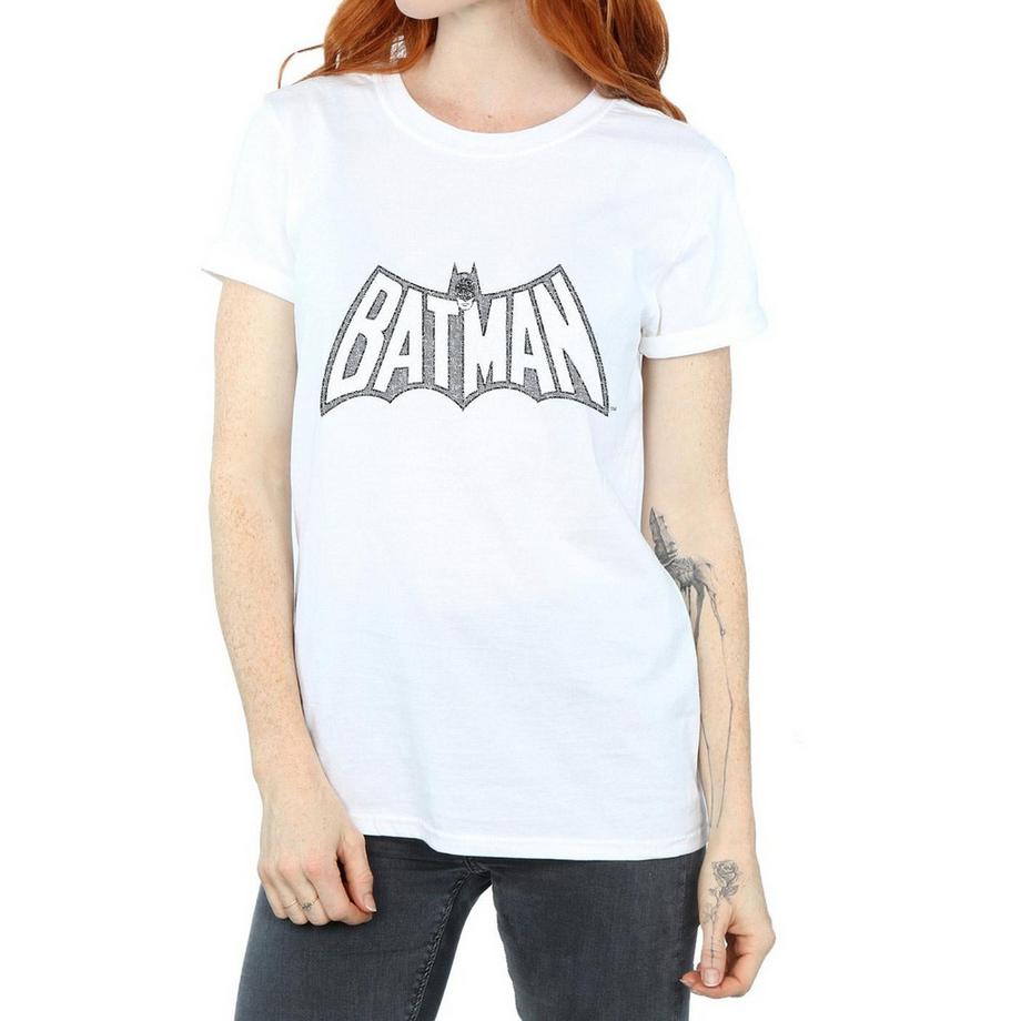 DC COMICS Batman Logo Boyfriend Fit T-Shirt  