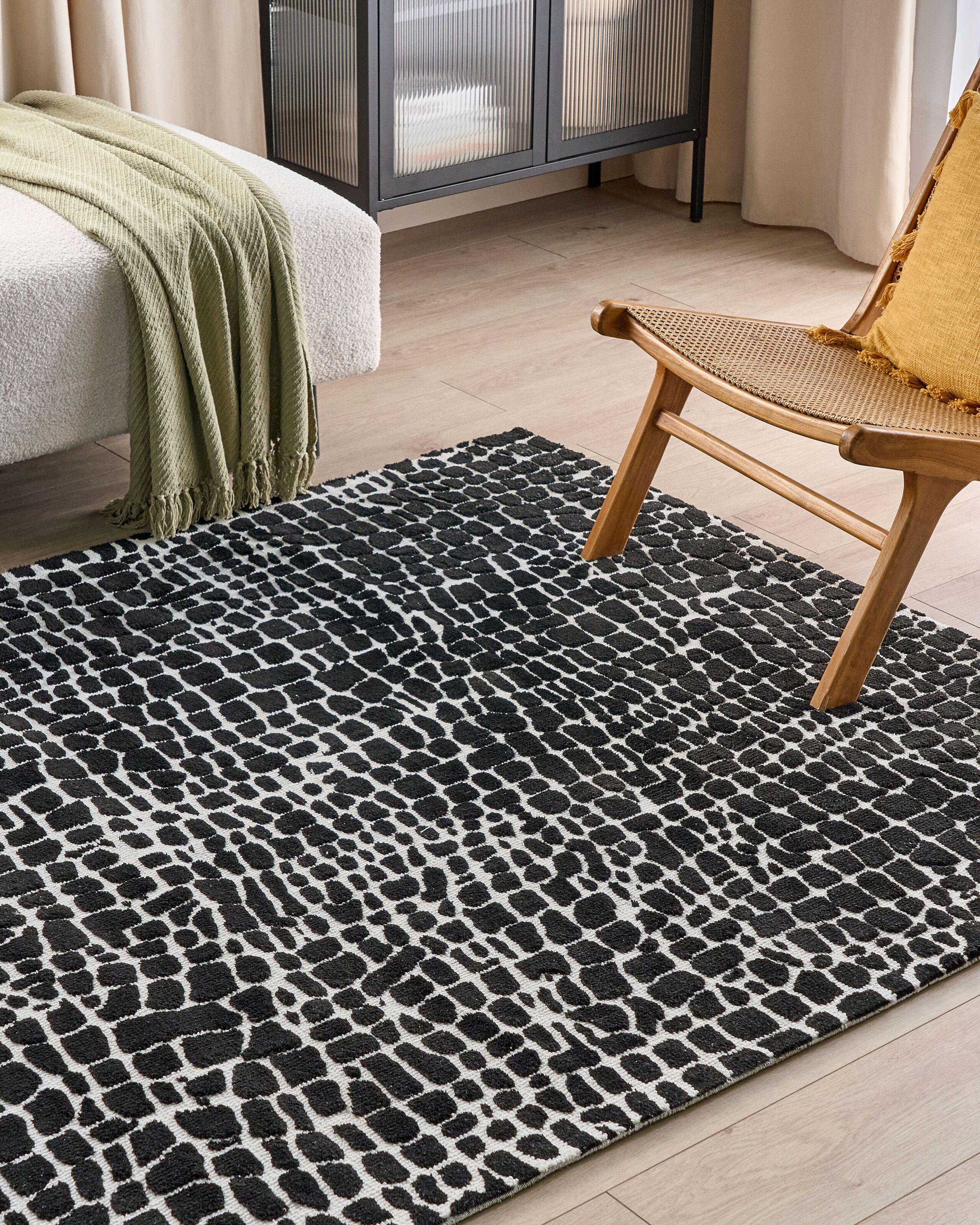 Beliani Tapis en Polyester Moderne PUNGE  