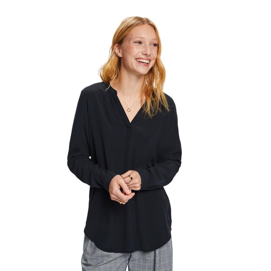 ESPRIT Bluse Langarm Regular Fit  