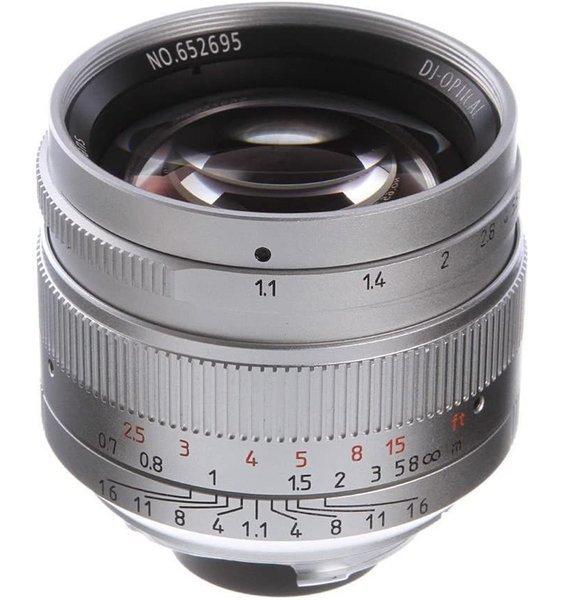 7ARTISANS  7Artisans 50mm F1.1 (TL/SL) Silber (A402s) 