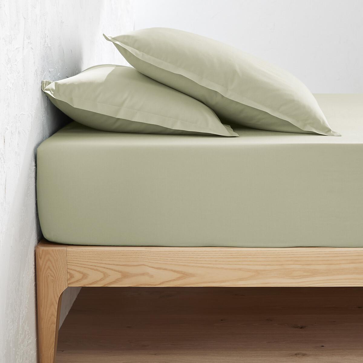 La Redoute Intérieurs Drap housse en percale coton bonnet 30 cm Scenario  