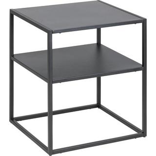 mutoni Table de nuit Modern Line 1 fond acier noir 45x40x50.5cm  