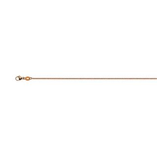 MUAU Schmuck  Collier Zopf Rotgold 750, 1.2mm, 45cm 