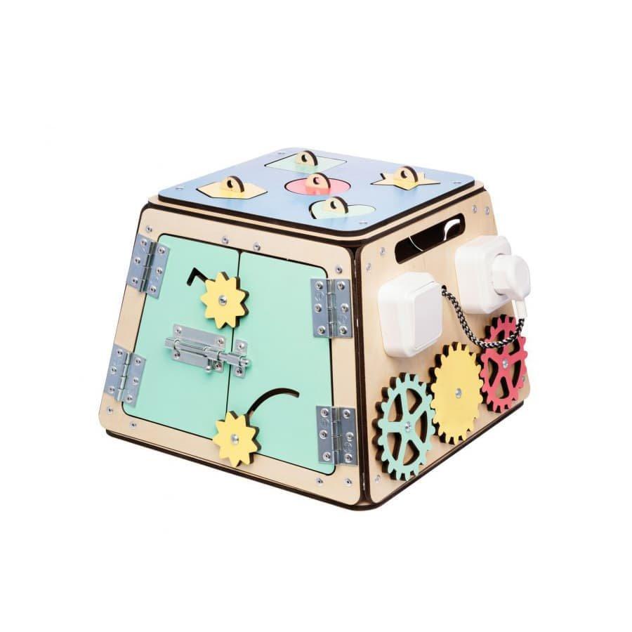 Image of Motorikwürfel, Spielzeug, Geschenk für Kinder Kleinkind Entwicklung Spielzeug - MotorikBox Multicolor