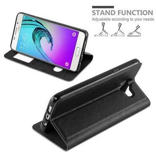 Cadorabo  Housse compatible avec Samsung Galaxy A5 2016 - Coque de protection avec fermeture magnétique, fonction de support et 2 fenêtres de visualisation 