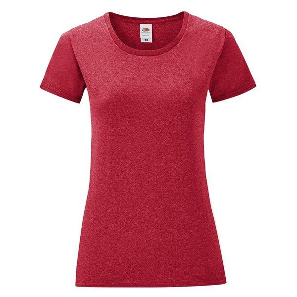 Image of Tshirt Iconic, Kurzärmlig Damen Rot Bunt S