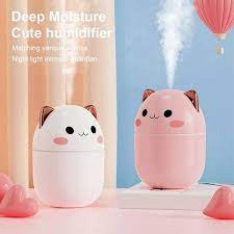 B2X Diffuseur d'huile humidificateur d'air chaton rose  