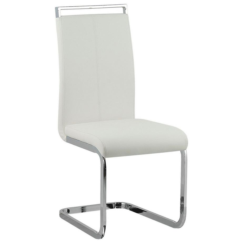 Beliani Esszimmerstuhl 2er Set aus Kunstleder Modern GREEDIN  