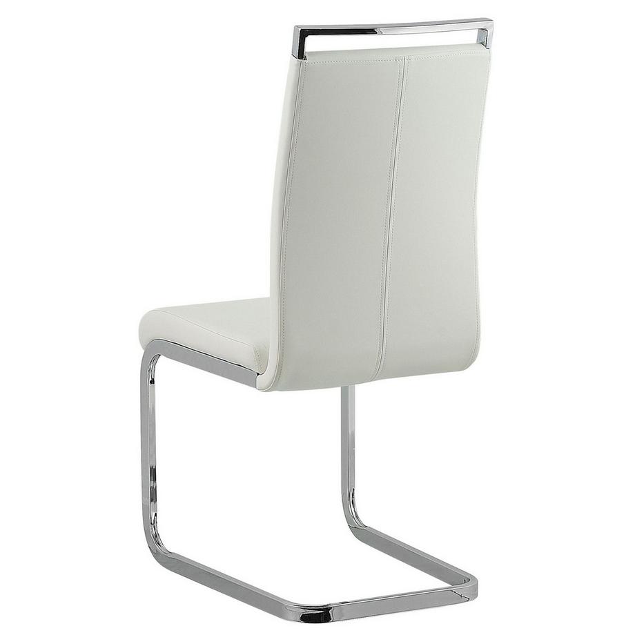 Beliani Esszimmerstuhl 2er Set aus Kunstleder Modern GREEDIN  