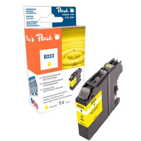 Peach  PI500-133 cartouche d'encre 1 pièce(s) Compatible Rendement standard Jaune 