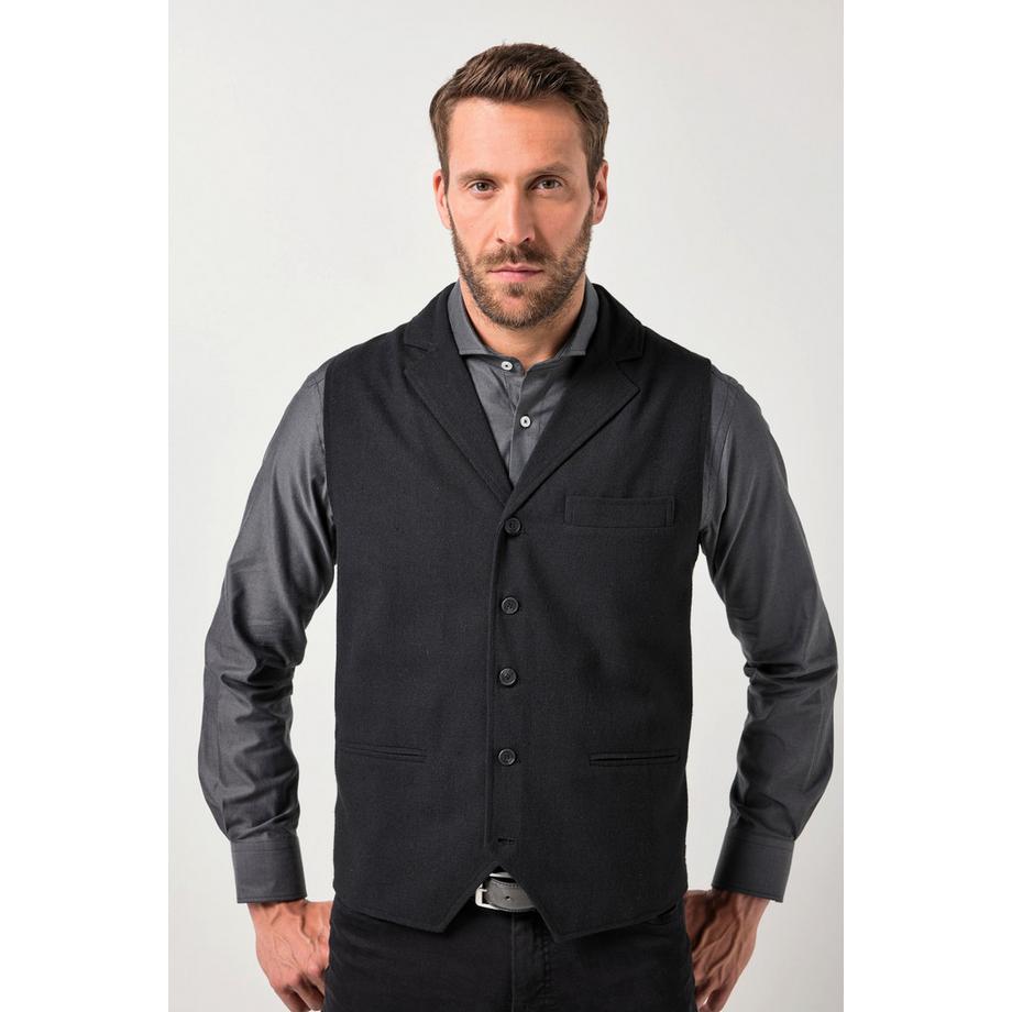 JP1880 Gilet in tweed FLEXNAMIC retro in maglia  