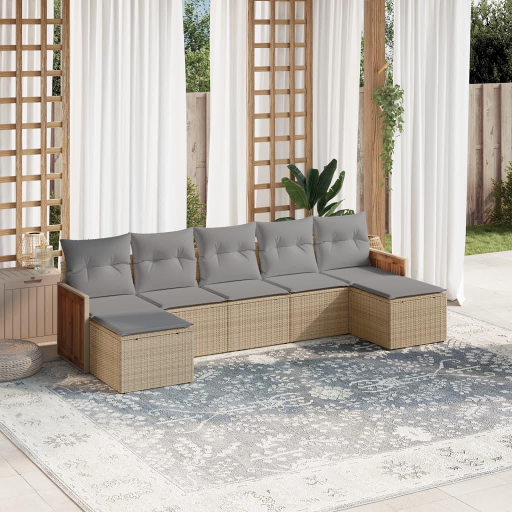 VidaXL Garten sofagarnitur poly-rattan  