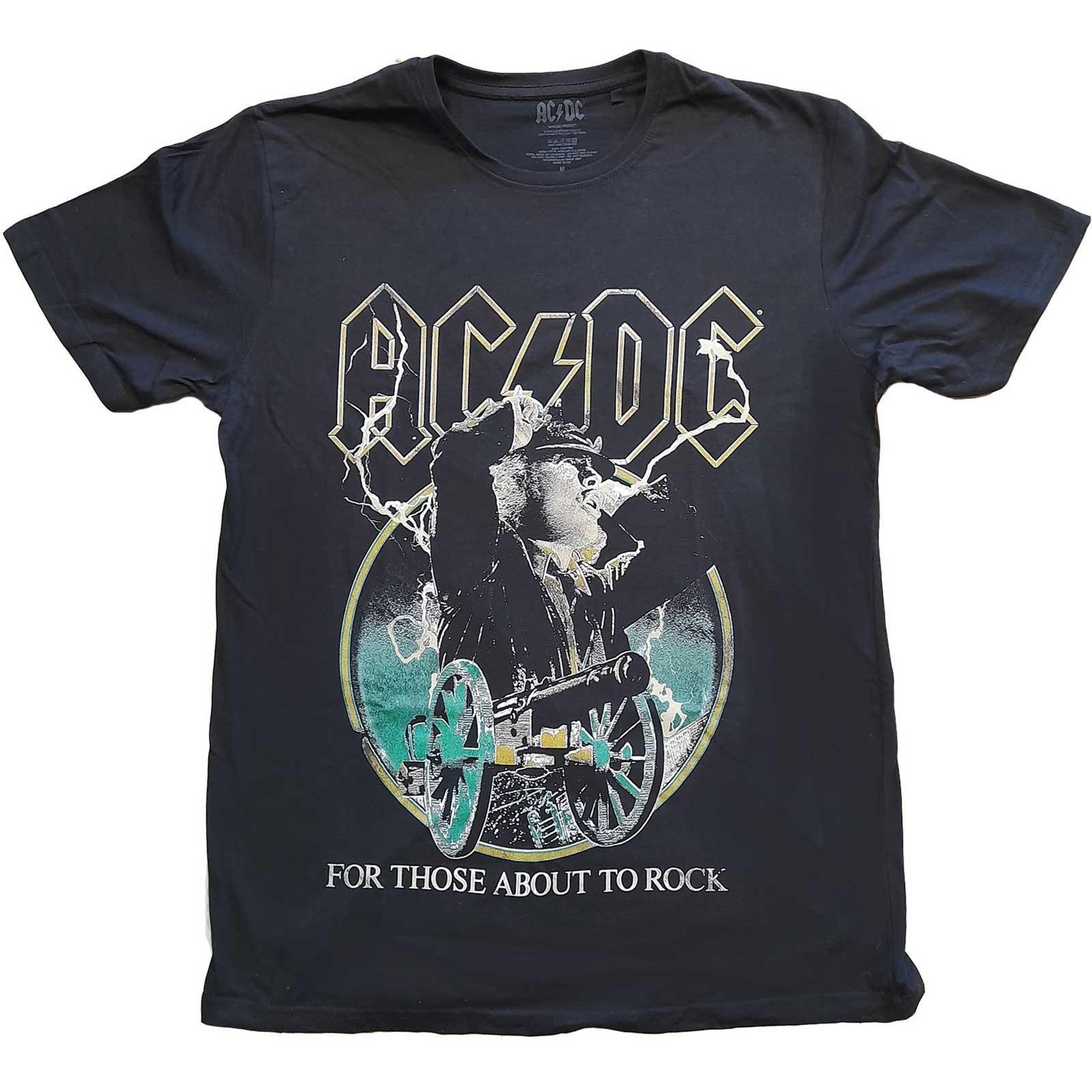 Image of Acdc For Those About To Rock Tshirt Damen Schwarz XXL