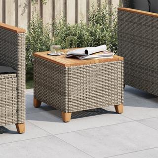 VidaXL Table de jardin rotin synthétique  