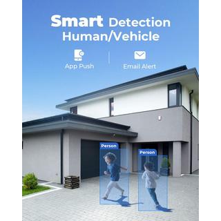 Reolink  NVS8-12MD4 8K System mit 4 Kameras 