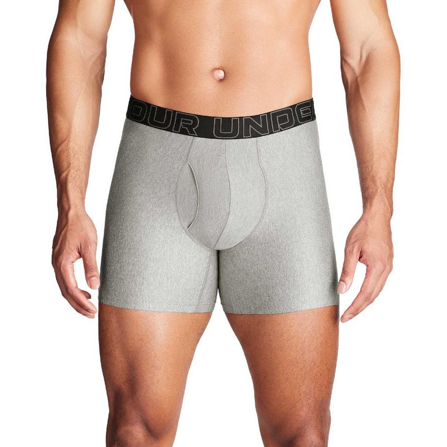 UNDER ARMOUR UA Performance Tech Solid 6 Inch Boxer Briefs Lot de 3  