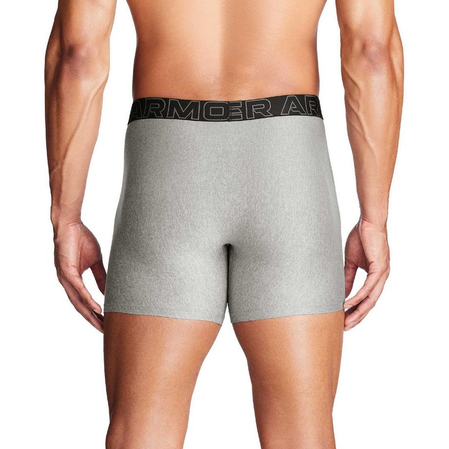 UNDER ARMOUR UA Performance Tech Solid 6 Inch Boxer Briefs Lot de 3  
