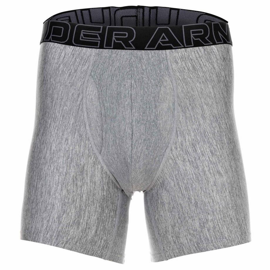 UNDER ARMOUR UA Performance Tech Solid 6 Inch Boxer Briefs Lot de 3  