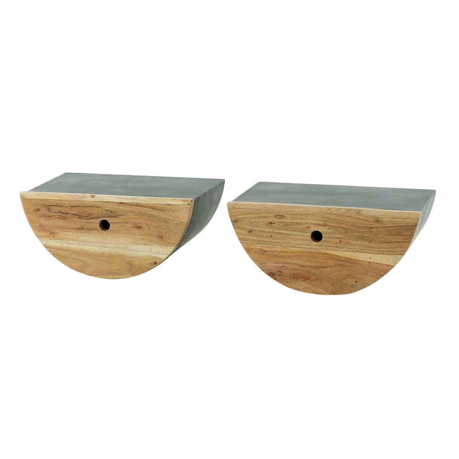 Image of Nachttisch Half Moon (2er-Set) Nachttisch Half Moon (2er-Set)