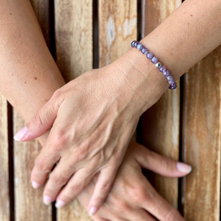 Balibay  Amelie  Armband mit Amethyst und 925 Silber 