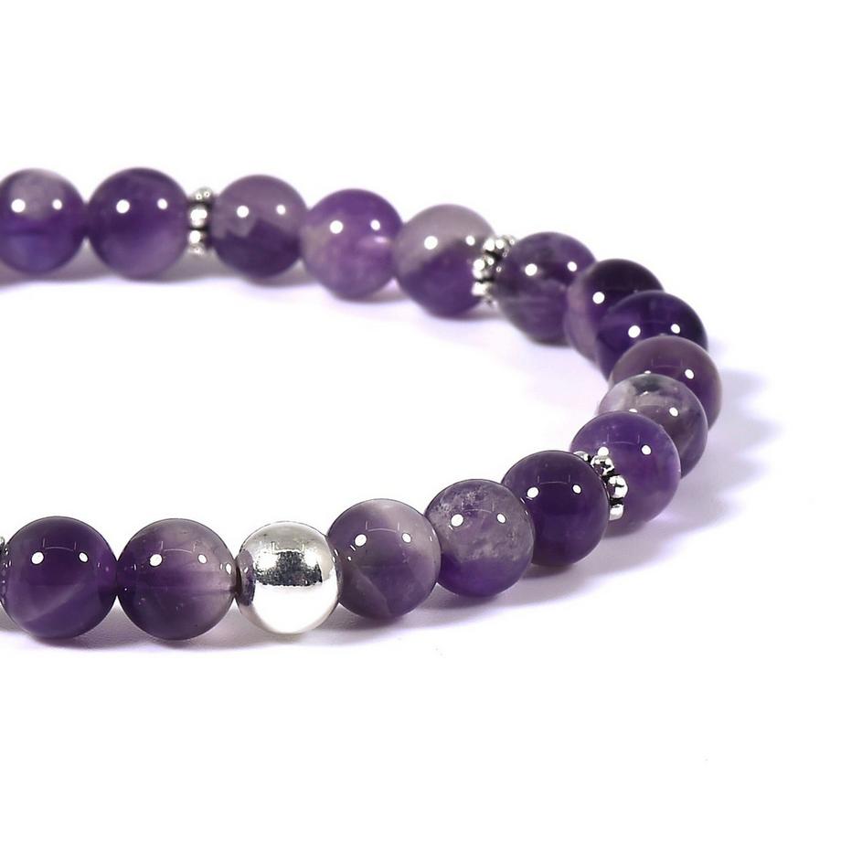 Balibay  Amelie  Armband mit Amethyst und 925 Silber 