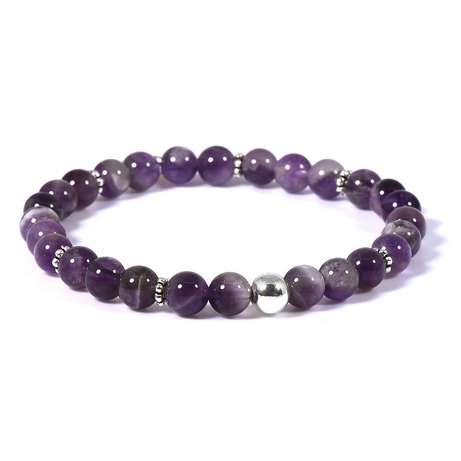 Amelie  Armband mit Amethyst und 925 Silber