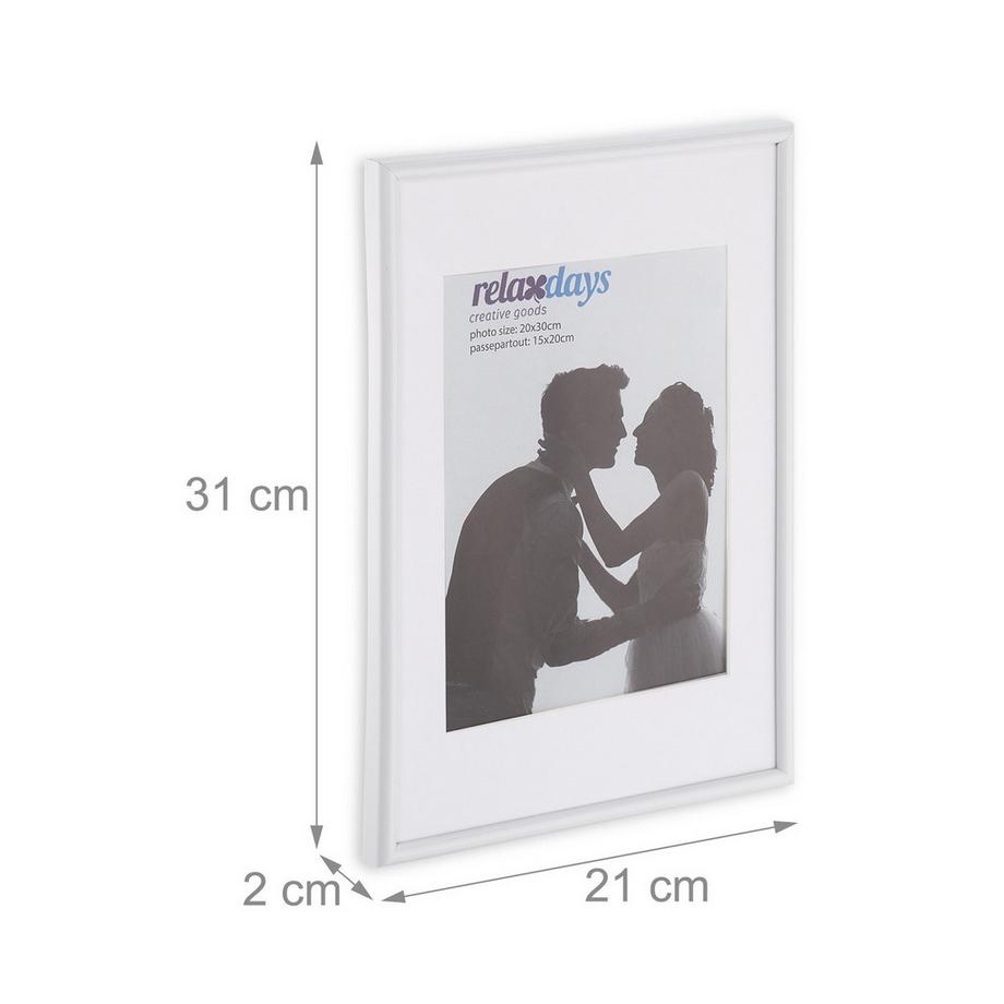 B2X Cadre photo Lot de 2 20x30 cm  