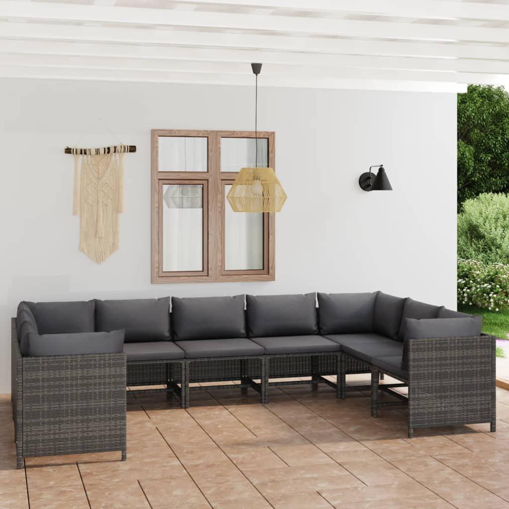 VidaXL Garten-lounge-set poly-rattan  