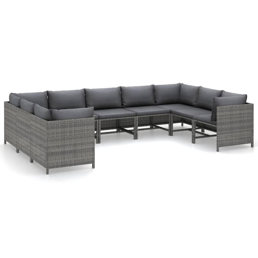 VidaXL Garten-lounge-set poly-rattan  