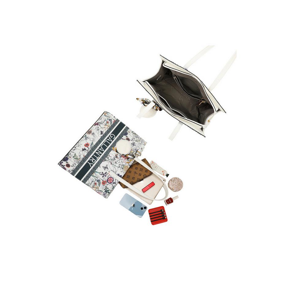 Gallantry Cabas Chikle Rigide Imprimé Sac à Main  