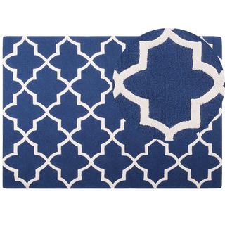 Beliani Tapis en Laine Moderne SILVAN  