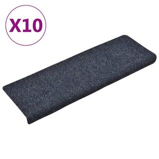 VidaXL Tapis de marches d'escalier 10pcs aiguilleté polypropylène  