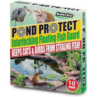 Katcha Protection de bassin flottante (Lot de 10) – Protection modulable pour poissons et étangs  