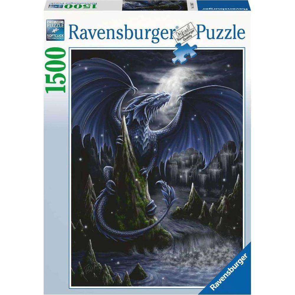 Ravensburger  Puzzle Ravensburger Der Schwarzblaue Drache 1500 Teile 