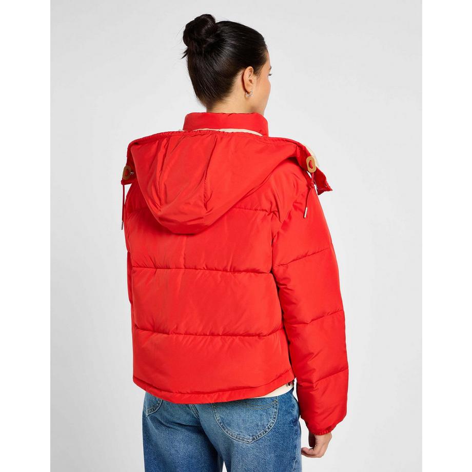 Lee Veste matelassée courte à capuche  
